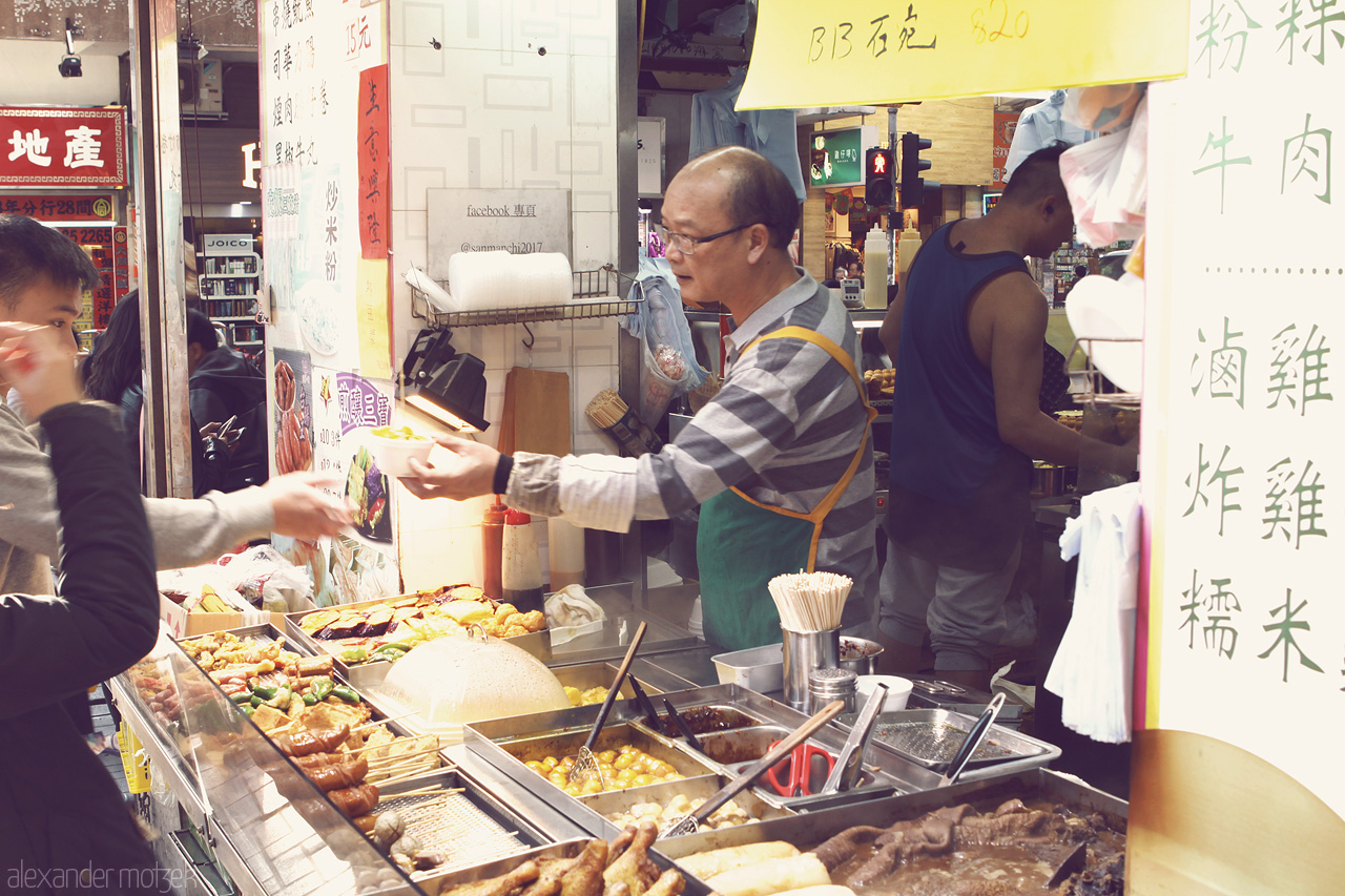 San Manchi Foto von Street Food in Yau Ma Tei